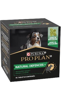 Suplemento para Cão Pro Plan Supplement Dog Natural Defenses+ | 45 comprimidos - PetDoctors - Loja Online