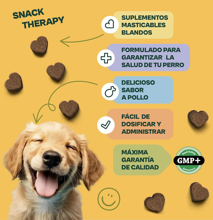 Suplemento para pele saudável e pelo brilhante para cães - Minimiza comichão - Com biotina, zinco, L - tirosina, vitaminas A e E, linhaça (100 biscoitos, 300 gr) - PetDoctors - Loja Online