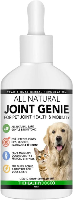 Suplementos para Articulações de cães e gatos - 100 Porções - Suplemento Natural Líquidos para articulação canina de ação rápida para cães idosos - PetDoctors - Loja Online