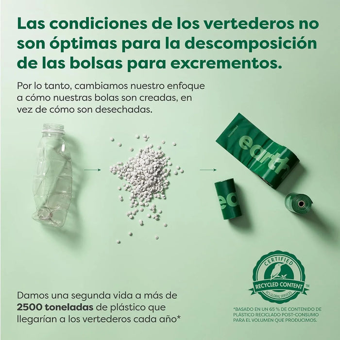 Suporte de sacos para fezes de cães, com sacos resistente e à prova de fugas - PetDoctors - Loja Online