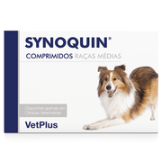 Synoquin 30 comprimidos - Comprimidos Condroprotetores para cão e gato (saúde articular). Caixas com 30 comprimidos. - PetDoctors - Loja Online