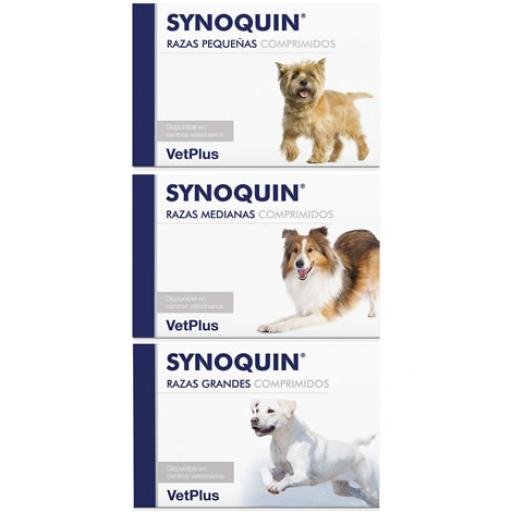 Synoquin 30 comprimidos - Comprimidos Condroprotetores para cão e gato (saúde articular). Caixas com 30 comprimidos. - PetDoctors - Loja Online