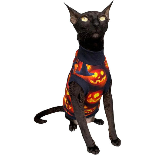T-shirt Luciano's Halloween para Gato Sphynx - PetDoctors - Loja Online