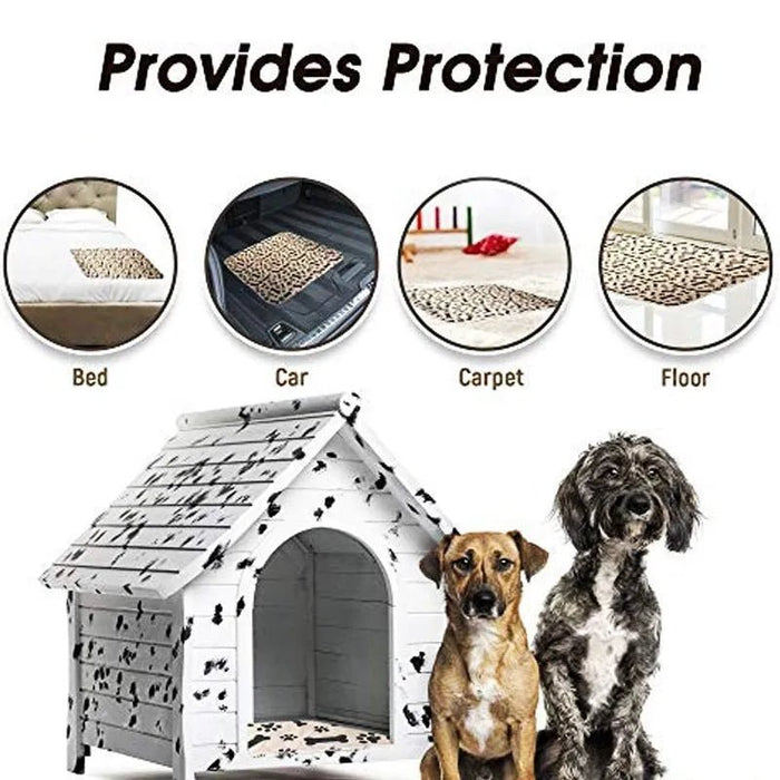 Tapete de Proteção - Base 100% Impermeável - Reutilizável - Absorvente - Lavável na Máquina - PetDoctors - Loja Online