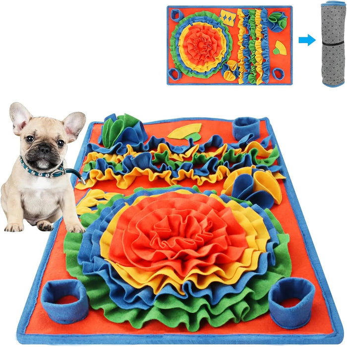 Tapete olfativo / interativo para cães, Snuffle Mat para cães, 9 elementos de treino e várias opções de dificuldade (86 * 48 cm) - PetDoctors - Loja Online