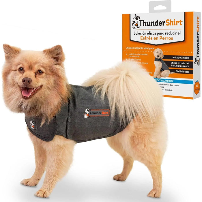 Thundershirt - Colete Relaxante para cães (anti - stress, ajuda a reduzir a ansiedade), Cinzento - PetDoctors - Loja Online