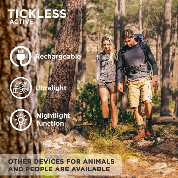Tickless Active - Repelente Ultrasónico de Carraças e Pulgas - Para seres humanos - Recarregável - PetDoctors - Loja Online
