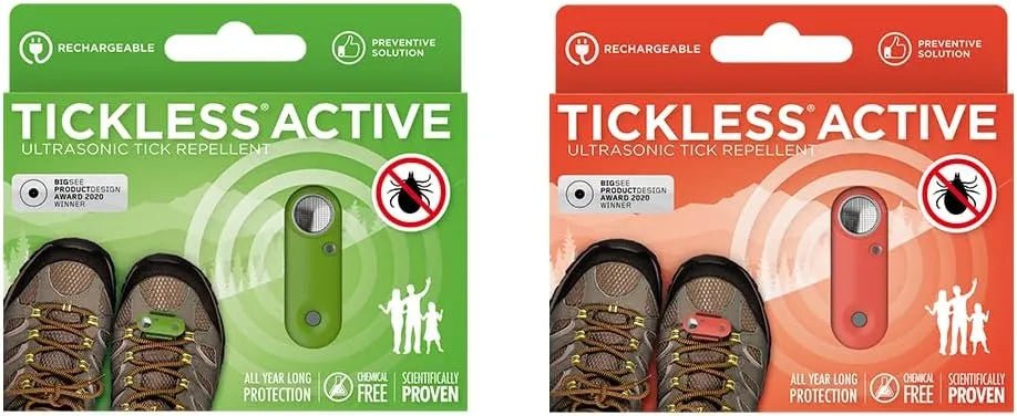 Tickless Active - Repelente Ultrasónico de Carraças e Pulgas - Para seres humanos - Recarregável - PetDoctors - Loja Online