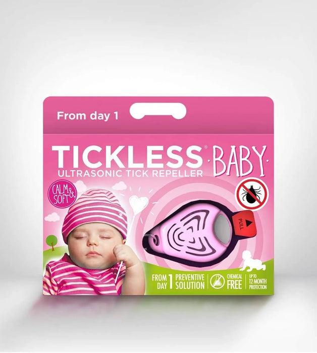 Tickless Baby - Repelente ultrasónico de carraças e de pulgas para Bébés e Crianças - Sem produtos químicos ou tóxicos - até 12 meses de atuação - PetDoctors - Loja Online
