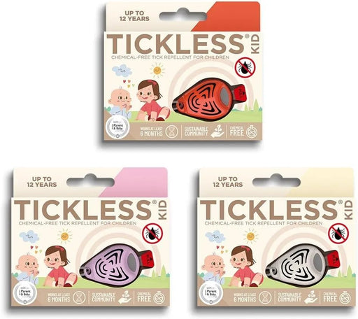 TickLess Kid Laranja - Repelente Ultrasónico de Carraças e Pulgas - Para Crianças até aos 10 anos - Sem Químicos ou Produtos Tóxicos - PetDoctors - Loja Online