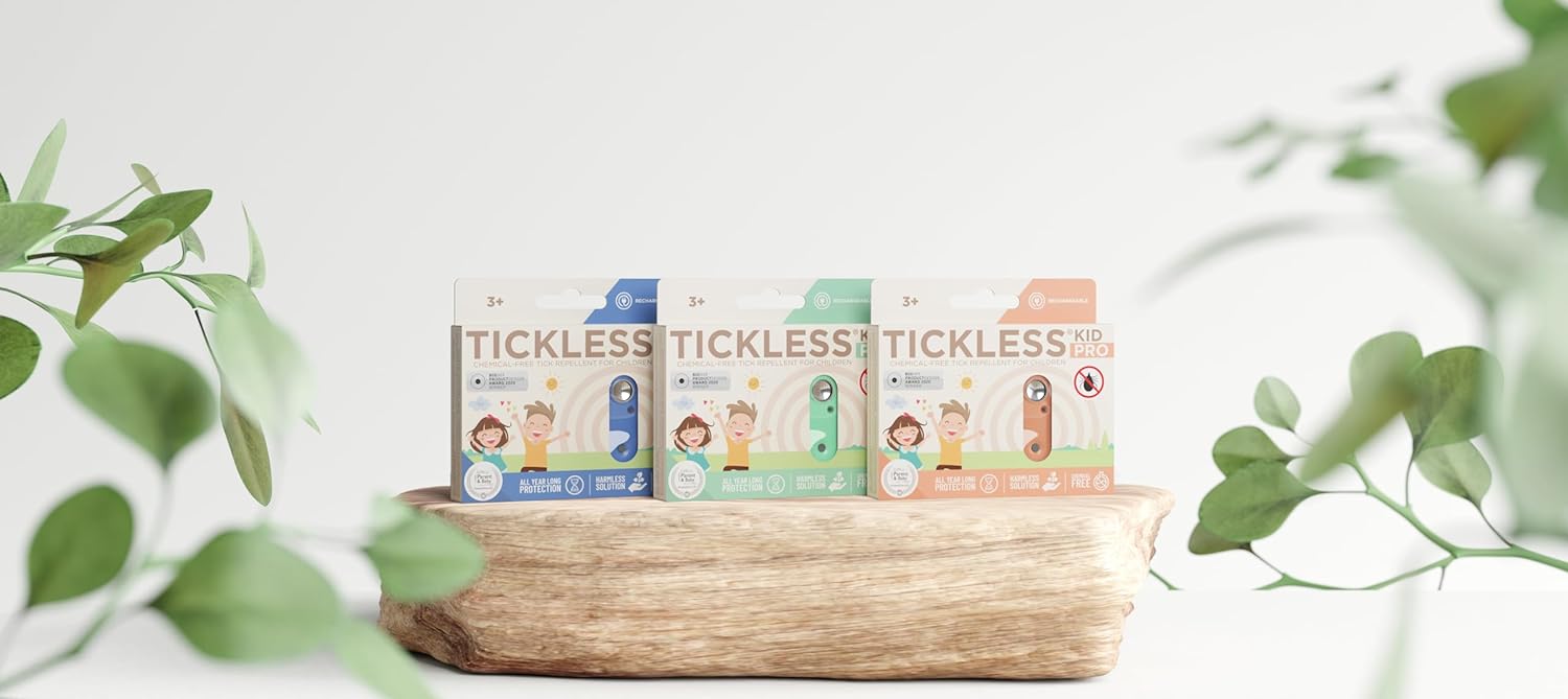 Tickless Kid Pro - Repelente Ultrasónico de Carraças e Pulgas - Recarregável, para Crianças a partir dos 3 anos - Sem Químicos ou Produtos Tóxicos - PetDoctors - Loja Online