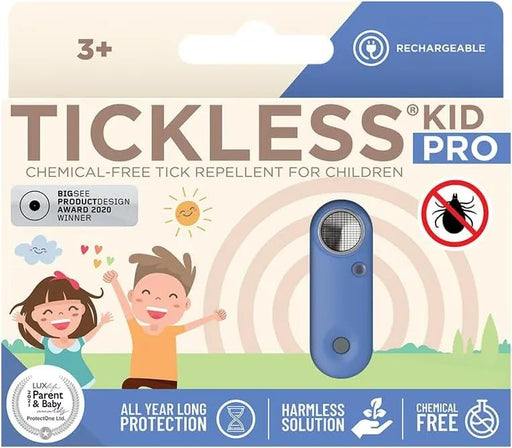 Tickless Kid Pro - Repelente Ultrasónico de Carraças e Pulgas - Recarregável, para Crianças a partir dos 3 anos - Sem Químicos ou Produtos Tóxicos - PetDoctors - Loja Online