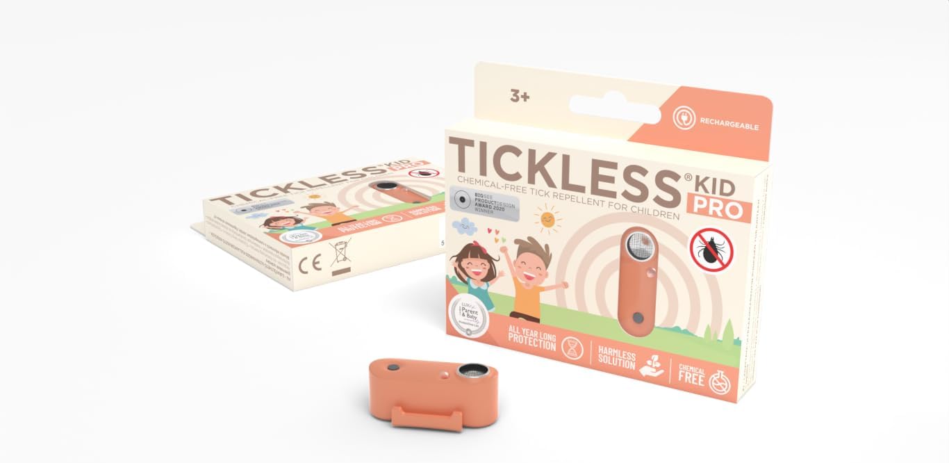 Tickless Kid Pro - Repelente Ultrasónico de Carraças e Pulgas - Recarregável, para Crianças a partir dos 3 anos - Sem Químicos ou Produtos Tóxicos - PetDoctors - Loja Online