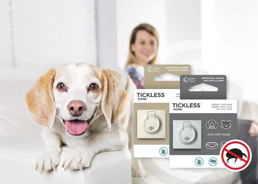Tickless para Casa: tomada ultrassónica repelente de pulgas e ácaros de pó - PetDoctors - Loja Online