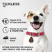 Tickless Repelente Ultrasónico de Pulgas e Carraças - até 12 meses de proteção sem produtos tóxicos - Côr Beige - PetDoctors - Loja Online