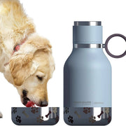 Tigela Bebedouro / Comedouro para Cão com Garrafa Isolada de Aço Inoxidável de 1 litro - PetDoctors - Loja Online