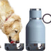 Tigela Bebedouro / Comedouro para Cão com Garrafa Isolada de Aço Inoxidável de 1 litro - PetDoctors - Loja Online