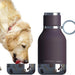 Tigela Bebedouro / Comedouro para Cão com Garrafa Isolada de Aço Inoxidável de 1 litro - PetDoctors - Loja Online