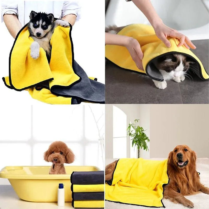 Toalha de Secagem Rápida e Super - Absorvente de Água, em Fibra - PetDoctors - Loja Online