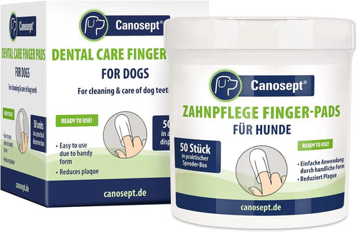 Toalhetes de limpeza de dentes para cães - caixas de dedos para uma limpeza prática e eficaz, cuidado dentário, higiene bucal - ajuda contra o mau hálito - PetDoctors - Loja Online