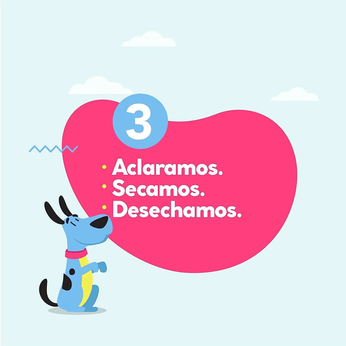 Toalhetes descartáveis de uso único com champô de aveia para cães (limpeza de pêlo e Patas) 10 unidades - PetDoctors - Loja Online