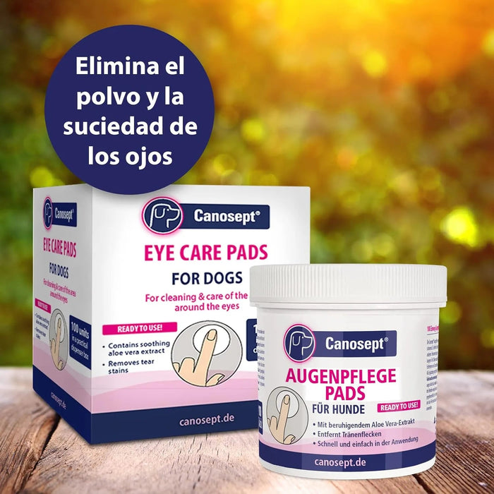 Toalhetes para cuidar dos olhos para cães - cuidado e limpeza para a área ao redor dos olhos - elimina manchas de lágrimas de cães - sem fragrâncias - PetDoctors - Loja Online