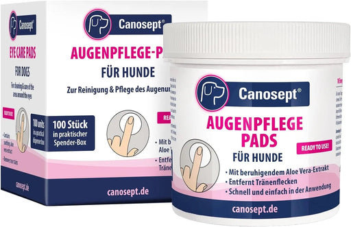 Toalhetes para cuidar dos olhos para cães - cuidado e limpeza para a área ao redor dos olhos - elimina manchas de lágrimas de cães - sem fragrâncias - PetDoctors - Loja Online