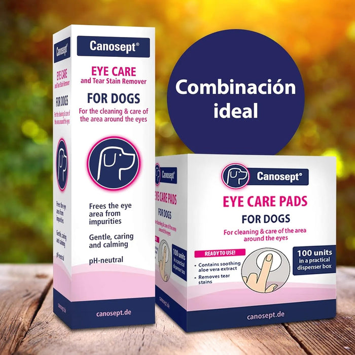 Toalhetes para cuidar dos olhos para cães - cuidado e limpeza para a área ao redor dos olhos - elimina manchas de lágrimas de cães - sem fragrâncias - PetDoctors - Loja Online