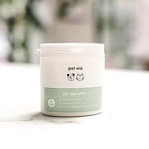 Toalhetes para os ouvidos de cães e gatos. Limpam, acalmam e desodorizam com ingredientes ativos naturais, aloé vera, hamamelis, óleo da árvore do chá e extrato de camomila azul - PetDoctors - Loja Online