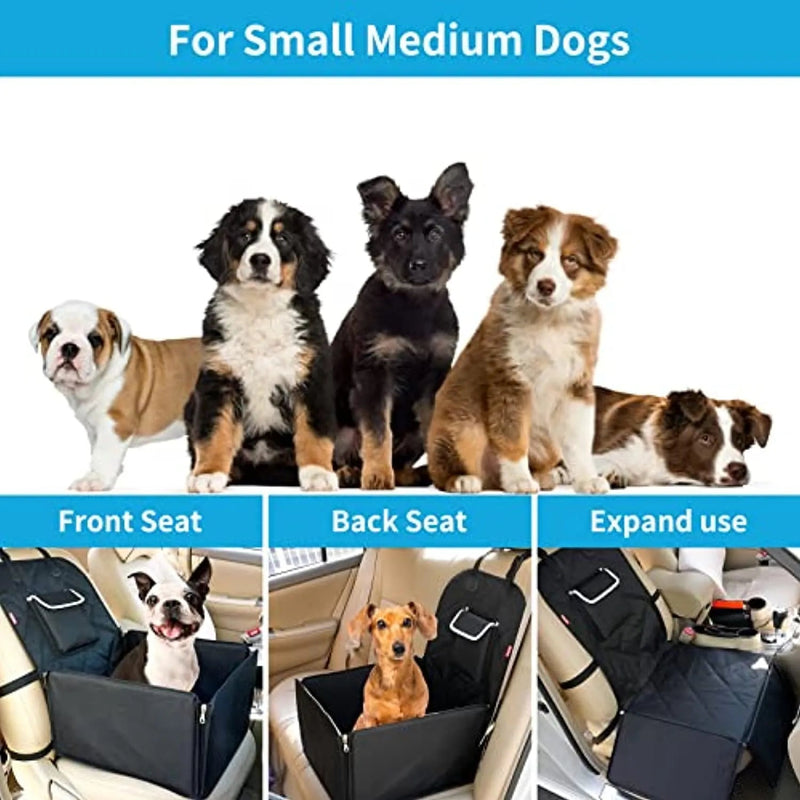 Transportadora de cães Premium, Impermeável, para banco de automóvel, com cinto de segurança e lavável - PetDoctors - Loja Online