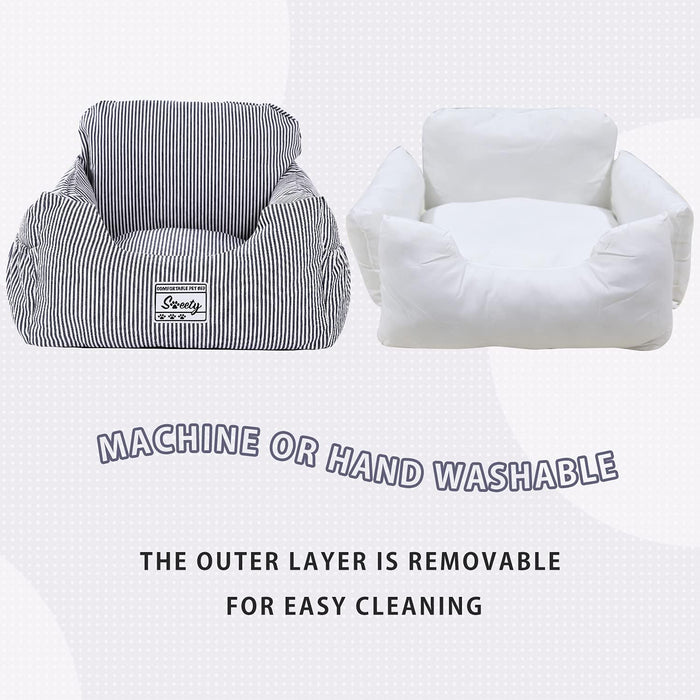 Transportador de carro para cães com cinto de segurança, impermeável, para cães pequenos e médios - PetDoctors - Loja Online