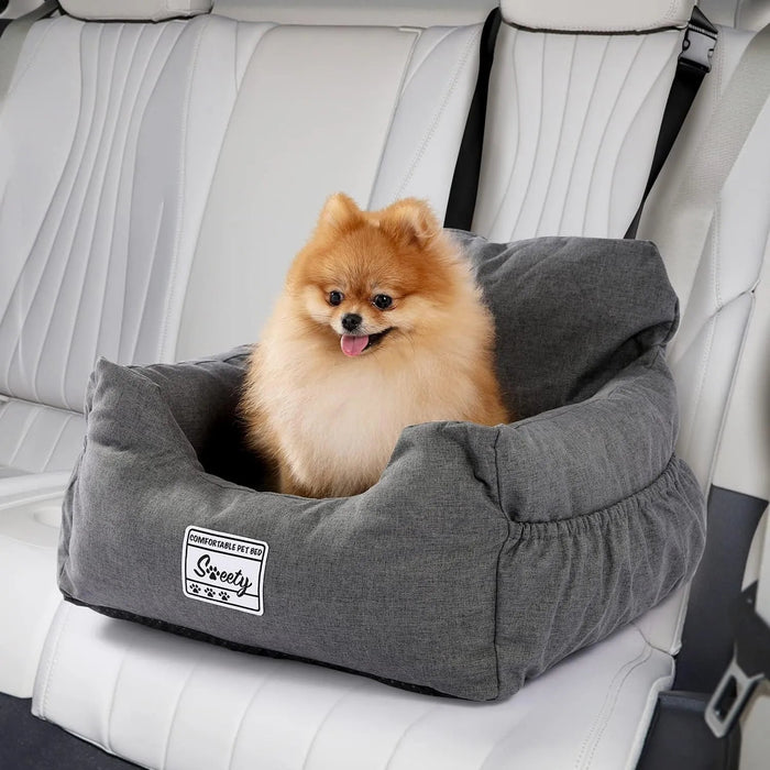 Transportador de carro para cães com cinto de segurança, impermeável, para cães pequenos e médios - PetDoctors - Loja Online