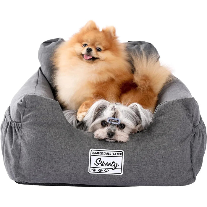 Transportador de carro para cães com cinto de segurança, impermeável, para cães pequenos e médios - PetDoctors - Loja Online