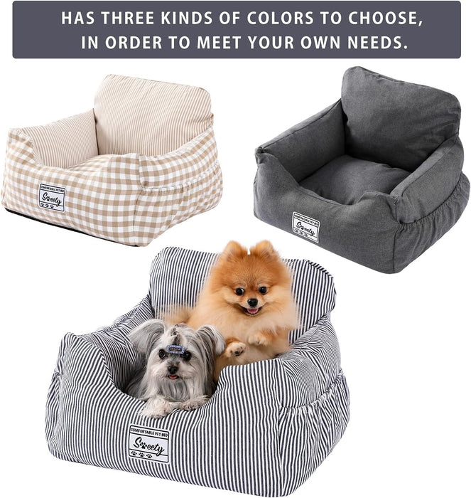 Transportador de carro para cães com cinto de segurança, impermeável, para cães pequenos e médios - PetDoctors - Loja Online