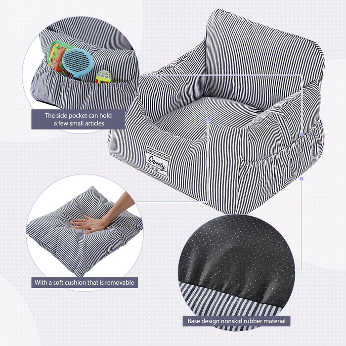 Transportador de carro para cães com cinto de segurança, impermeável, para cães pequenos e médios - PetDoctors - Loja Online