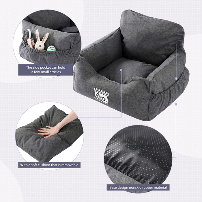 Transportador de carro para cães com cinto de segurança, impermeável, para cães pequenos e médios - PetDoctors - Loja Online