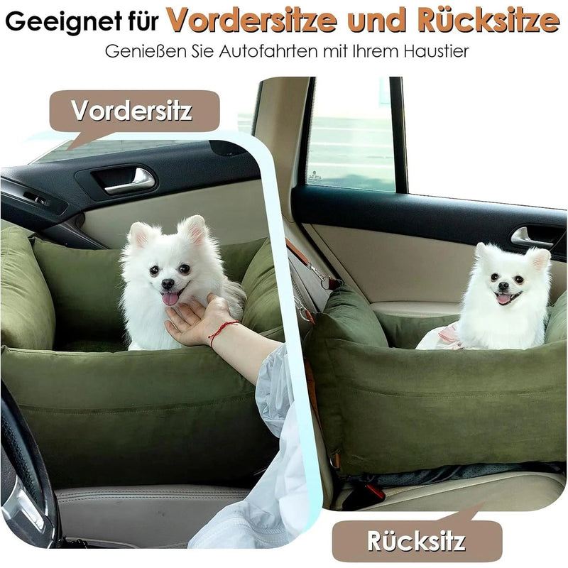 Transportador para automóvel para cães pequenos e médios com menos de 15 kg, removível e lavável - PetDoctors - Loja Online