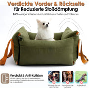 Transportador para automóvel para cães pequenos e médios com menos de 15 kg, removível e lavável - PetDoctors - Loja Online
