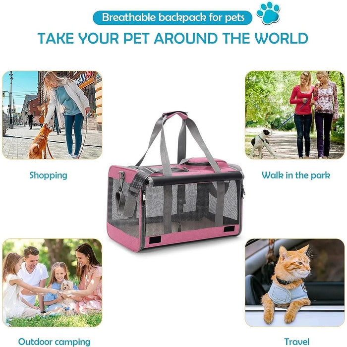 Transportador para cão pequeno ou gato até 9 kg - PetDoctors - Loja Online