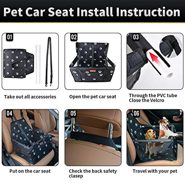 Transportadora de Cães, para carro, dobrável e lavável, com bolso e fecho - PetDoctors - Loja Online
