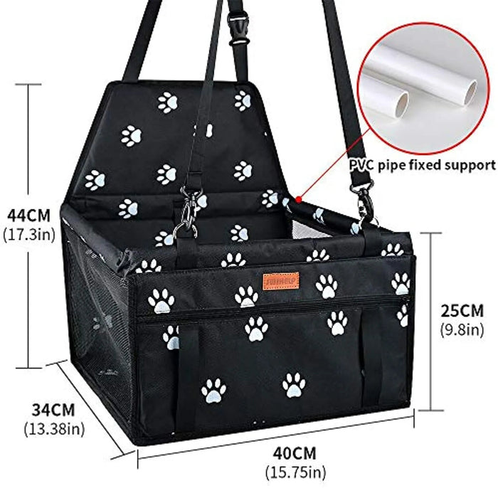 Transportadora de Cães, para carro, dobrável e lavável, com bolso e fecho - PetDoctors - Loja Online