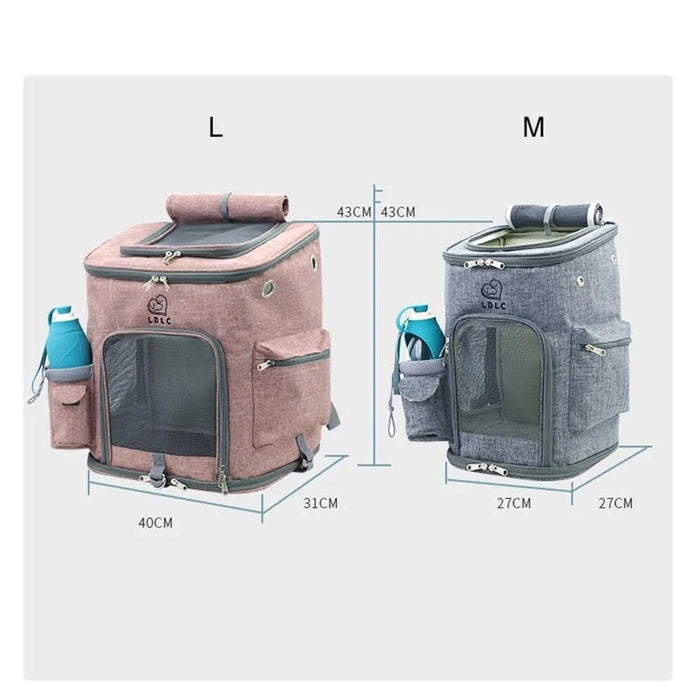 Transportadora de Luxo, tipo Mochila, para Gatos ou Cães Pequenos - PetDoctors - Loja Online