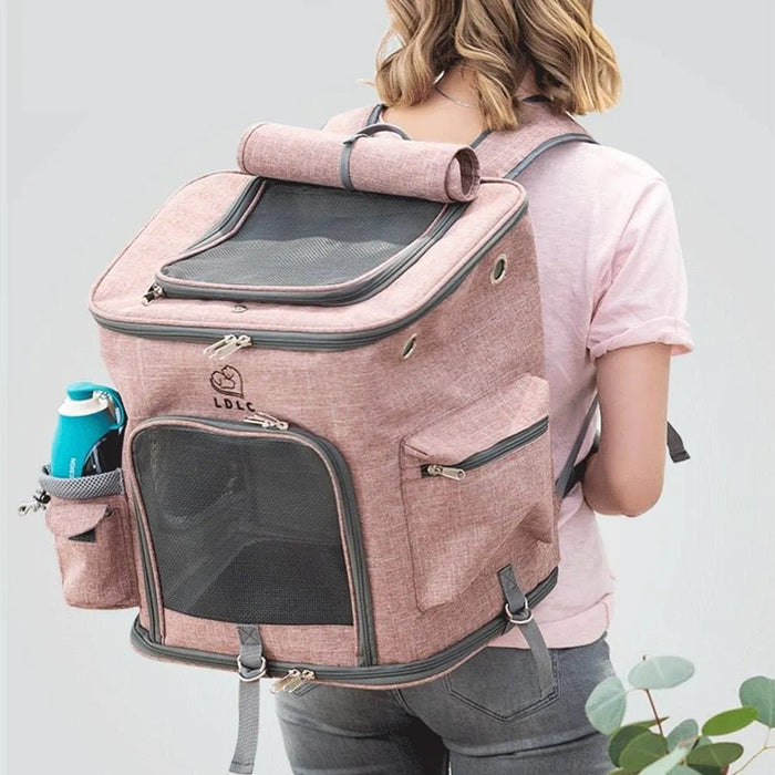 Transportadora de Luxo, tipo Mochila, para Gatos ou Cães Pequenos - PetDoctors - Loja Online