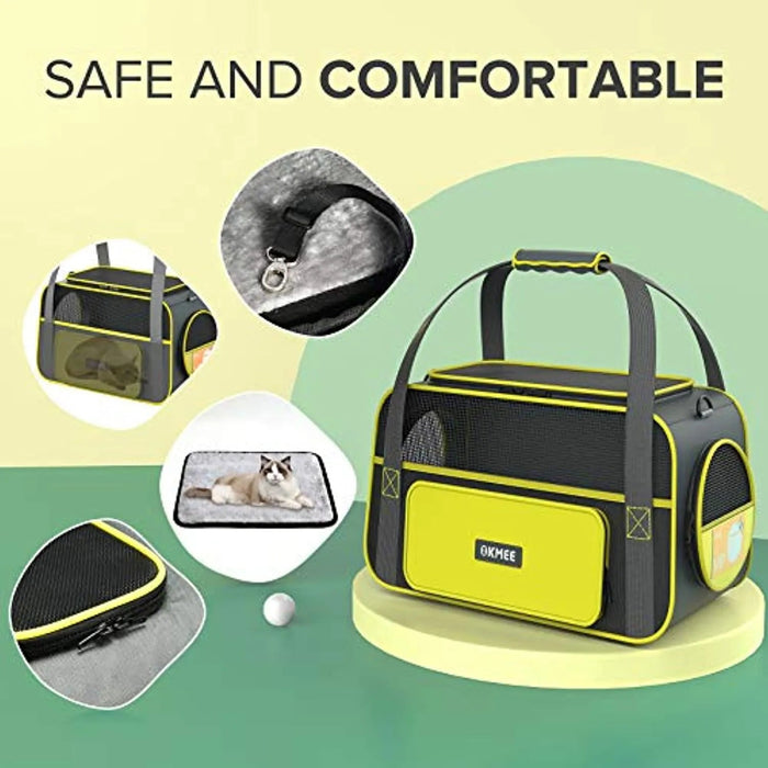 Transportadora / Mala / Saco de Transporte para Gatos ou Cães (Colchão - Respirável - Aprovada para Cabine de Aviões) - PetDoctors - Loja Online