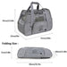 Transportadora para Cães ou Gatos (Aprovada para uso em aviões) - PetDoctors - Loja Online