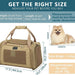 Transportadora para cão ou gato, dobrável, com alça de ombro ajustável - PetDoctors - Loja Online