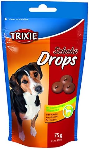 TRIXIE Schoko Drops para Cão, "chocolate" SEM CACAU, vitaminados (200 gramas) - PetDoctors - Loja Online