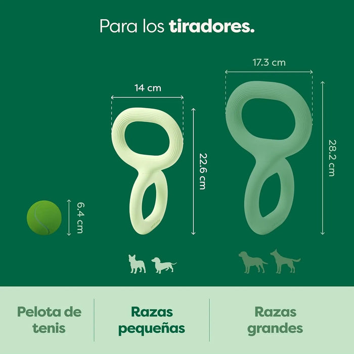 Tug of War - Brinquedo interativo para cães adultos e cachorros, aderência ergonómica, borracha natural - PetDoctors - Loja Online