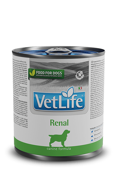 VetLife Canine Formula Renal Húmido (6 latinhas de 300 gramas cada) - PetDoctors - Loja Online