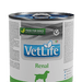 VetLife Canine Formula Renal Húmido (6 latinhas de 300 gramas cada) - PetDoctors - Loja Online